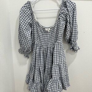 Gingham Checkered Dress